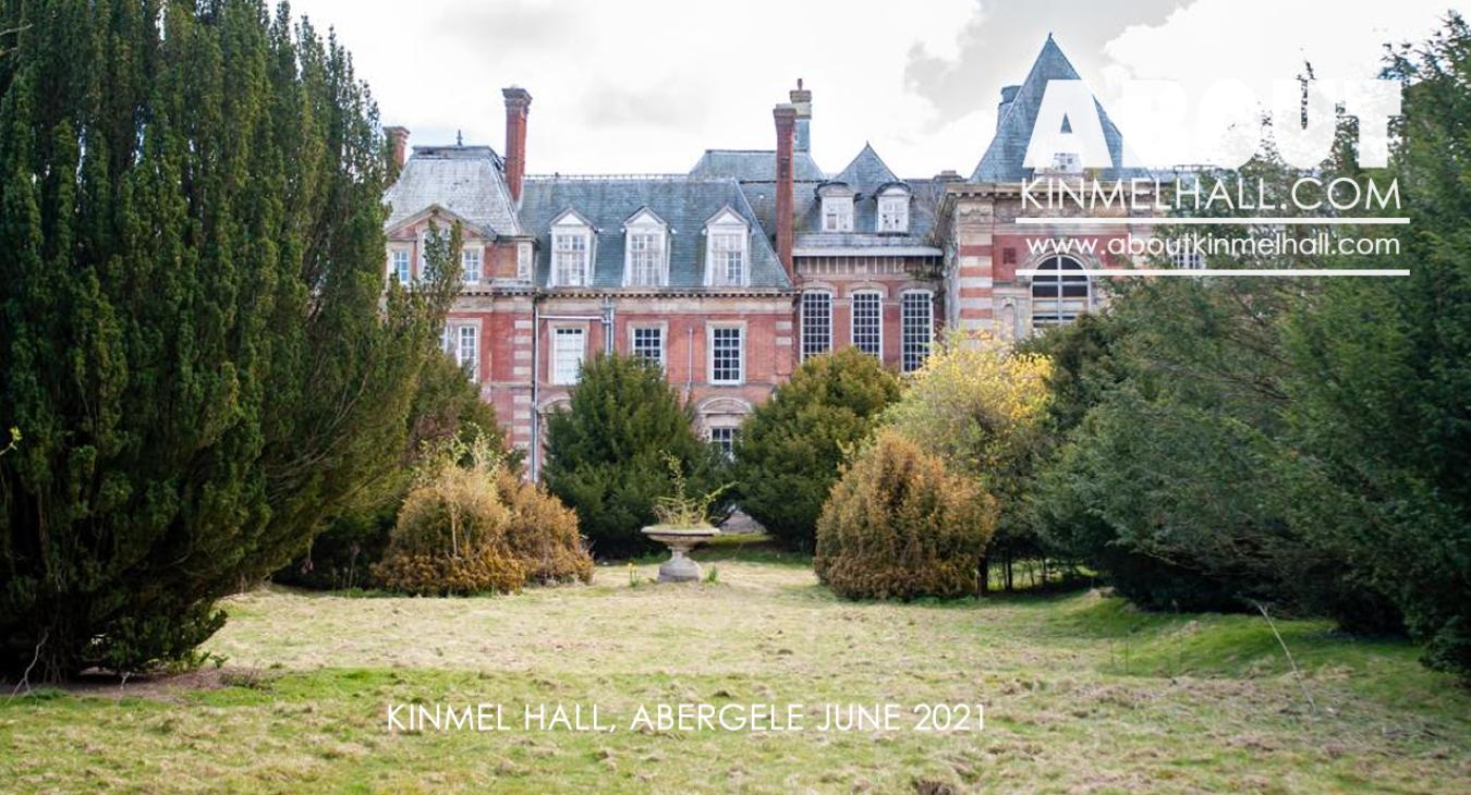 Kinmel Hall After Years of Neglect June 2021